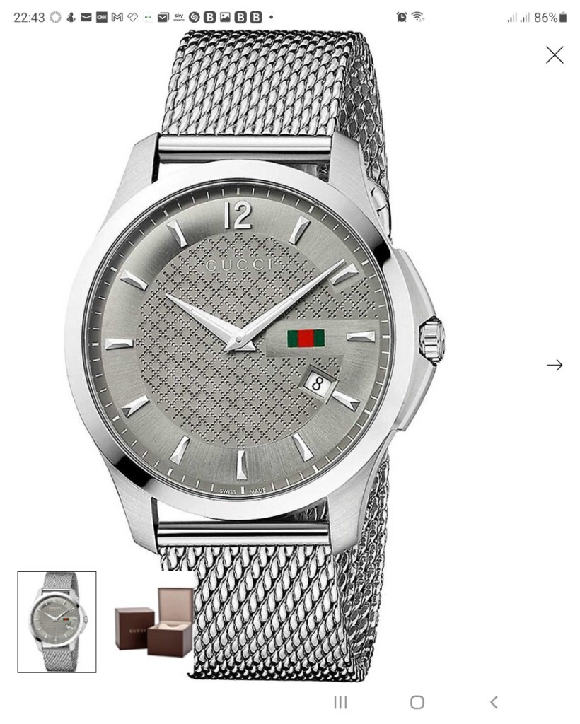 Gucci G-Timeless Stainless Steel Watch 